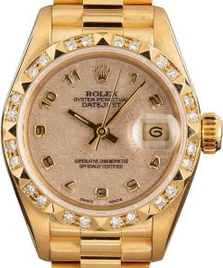 HandMade The Ladies Rolex Presidential 69258 Diamonds