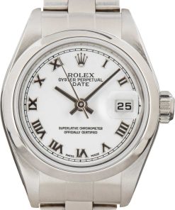 HandMade The Rolex Date 79160 White Roman Dial