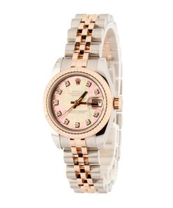 Alternative view of HandMade The Ladies Rolex Datejust 179171 Mother of Pearl Diamond Dial