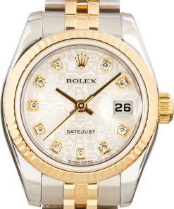 HandMade The Ladies Rolex Datejust 179173 Diamond Jubilee Dial