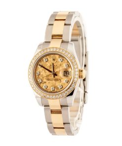 Alternative view of HandMade The Ladies Rolex Datejust 179383 Crystal Diamond Dial