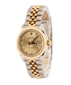 Alternative view of HandMade The Lady Rolex Datejust 279173 Champagne Diamond Dial