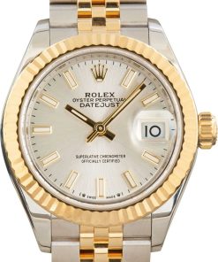 HandMade The Ladies Rolex Datejust 279173 Silver Dial