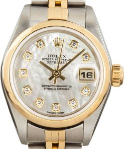 HandMade The Rolex Datejust 79163 Mother of Pearl Diamond Dial