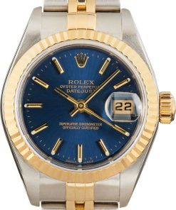 HandMade The Rolex Ladies Datejust 79173 Blue Dial