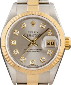 HandMade The Lady Rolex Datejust 79173 Slate Diamond Dial