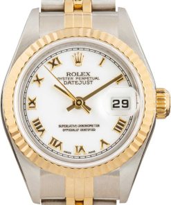 HandMade The Rolex Lady Datejust 79173 White Roman Dial