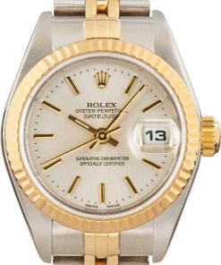 HandMade The Ladies Rolex Datejust ref 79173 Silver Dial