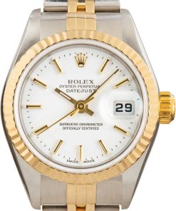 HandMade The Ladies Rolex Datejust 79173 White Dial