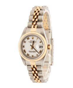 Alternative view of HandMade The Rolex Lady Datejust 79173 White Roman Dial