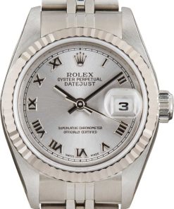 HandMade The Ladies Rolex Datejust 79174 Silver Roman Dial