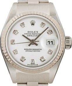 HandMade The Rolex Datejust 79174 White Diamond Dial