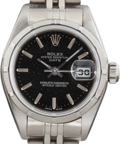HandMade The Ladies Rolex Datejust 79190 Black Dial