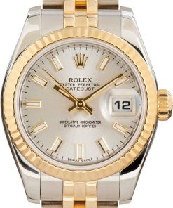 HandMade The Ladies Rolex Datejust Ref 179173 Silver Dial