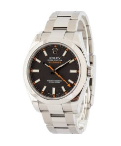 Alternative view of HandMade The Rolex Milgauss 116400 Black Index Dial