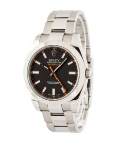 Alternative view of HandMade The Rolex Milgauss 116400 Black and Orange