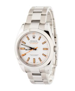 Alternative view of HandMade The Rolex Milgauss 116400 White Chromalight Dial