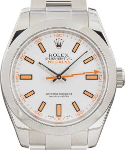 HandMade The Rolex Milgauss 116400 White Chromalight Dial
