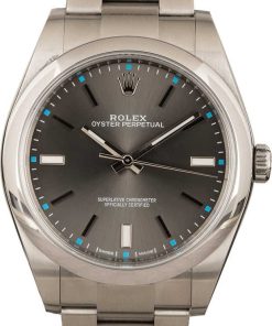 HandMade The Rolex Oyster Perpetual Rhodium Dial 114300