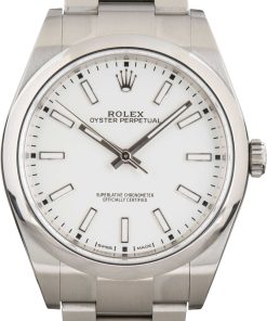 HandMade The Rolex Oyster Perpetual 39 Ref 114300 White Dial