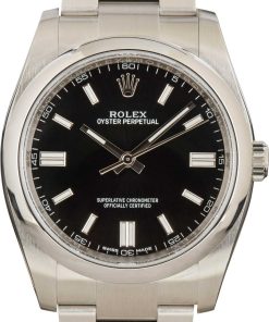 HandMade The Rolex Oyster Perpetual 116000 Black Dial Watch