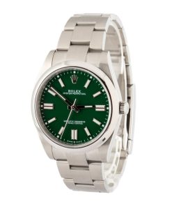 Alternative view of HandMade The Rolex Oyster Perpetual 124300 Green Dial