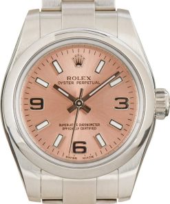 HandMade The Ladies Rolex Oyster Perpetual 176200 Pink Dial