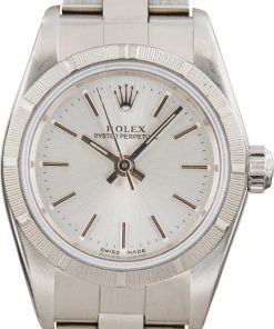 HandMade The Ladies Rolex Oyster Perpetual Ref 76030 Silver Dial