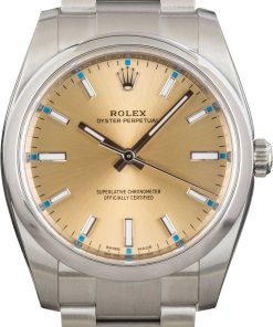 HandMade The Rolex Oyster Perpetual 34 Ref 114200 White Grape Dial