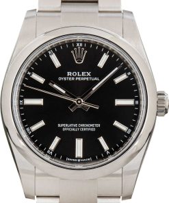 HandMade The Rolex Oyster Perpetual 34 124200 Black Dial