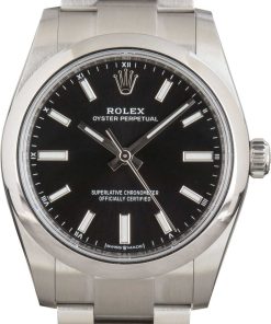 HandMade The Rolex Oyster Perpetual 124200 Black Dial