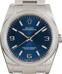 HandMade The Rolex Oyster Perpetual 36 Ref 116000 Blue Dial