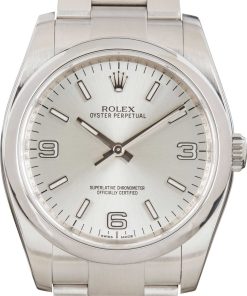 HandMade The Rolex Oyster Perpetual 116000 Silver Arabic Dial