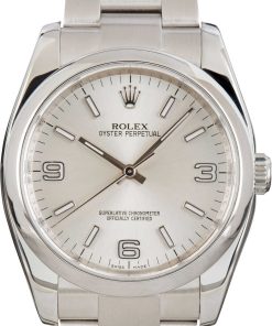HandMade The Rolex Oyster Perpetual Ref 116000 Silver Arabic Dial