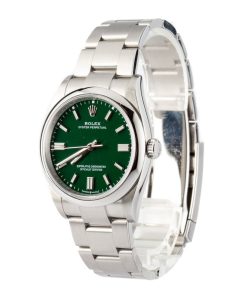 Alternative view of HandMade The Rolex Oyster Perpetual 126000 Green Dial