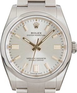 HandMade The Rolex Oyster Perpetual Ref 126000 Silver Dial