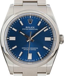 HandMade The Rolex Oyster Perpetual 126000 Blue Dial