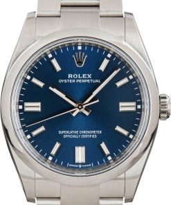 HandMade The Rolex Oyster Perpetual Ref 126000 Blue Dial