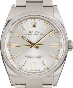 HandMade The Rolex Oyster Perpetual Ref 126000 Silver Dial