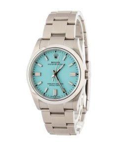 Alternative view of HandMade The Rolex Oyster Perpetual Ref 126000 Turquoise Blue