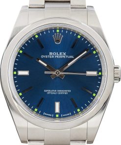 HandMade The Rolex Oyster Perpetual 39 Ref 114300 Blue Dial