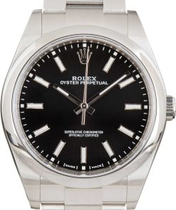 HandMade The Rolex Oyster Perpetual 39 Ref 114300 Black Dial