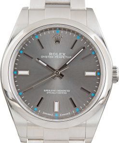 HandMade The Rolex Oyster Perpetual Ref 114300 Dark Rhodium Dial