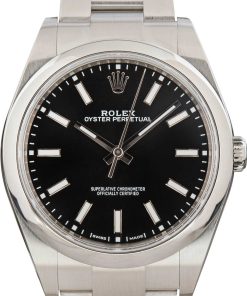 HandMade The Rolex Oyster Perpetual 39 Ref 114300 Black Dial