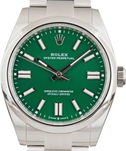 HandMade The Rolex Oyster Perpetual 41 Ref 134300 Green Dial