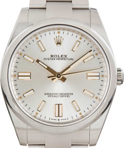 HandMade The Rolex Oyster Perpetual 41 Silver Dial Ref 124300