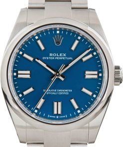 HandMade The Rolex Oyster Perpetual 41 Ref 134300 Med Blue Dial