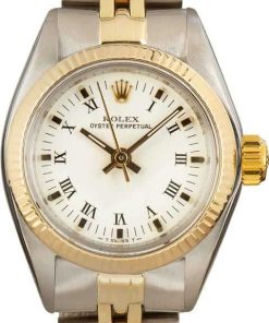 HandMade The Ladies Rolex Oyster Perpetual 6719 Steel & Gold