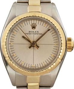 HandMade The Ladies Rolex Oyster Perpetual 6724 Two Tone