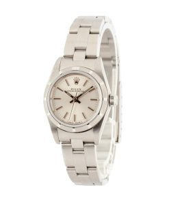Alternative view of HandMade The Ladies Rolex Oyster Perpetual 76030 Silver Dial